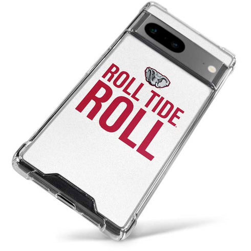 University of Alabama Crimson Roll Tide Google Pixel 7a Clear Case